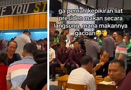 Jokowi Makan Di Gacoan